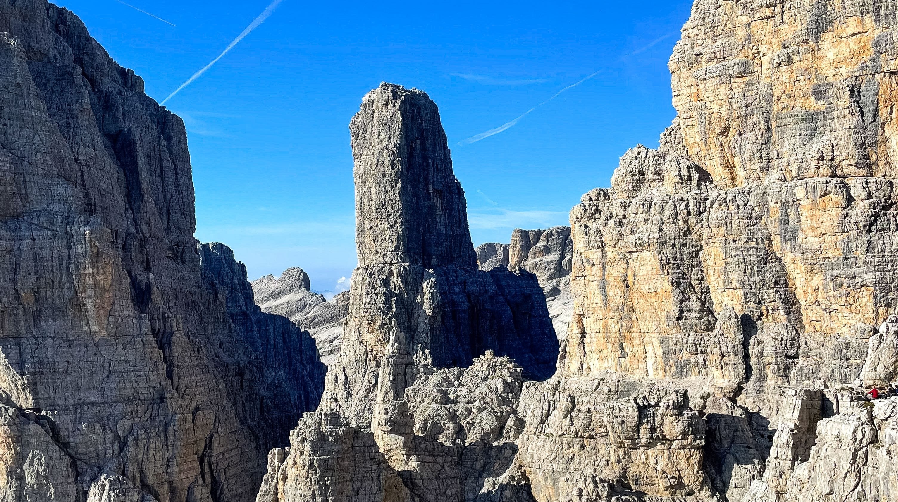 Brenta-Dolomiten auf dem Trekking Engadin-Gardasee