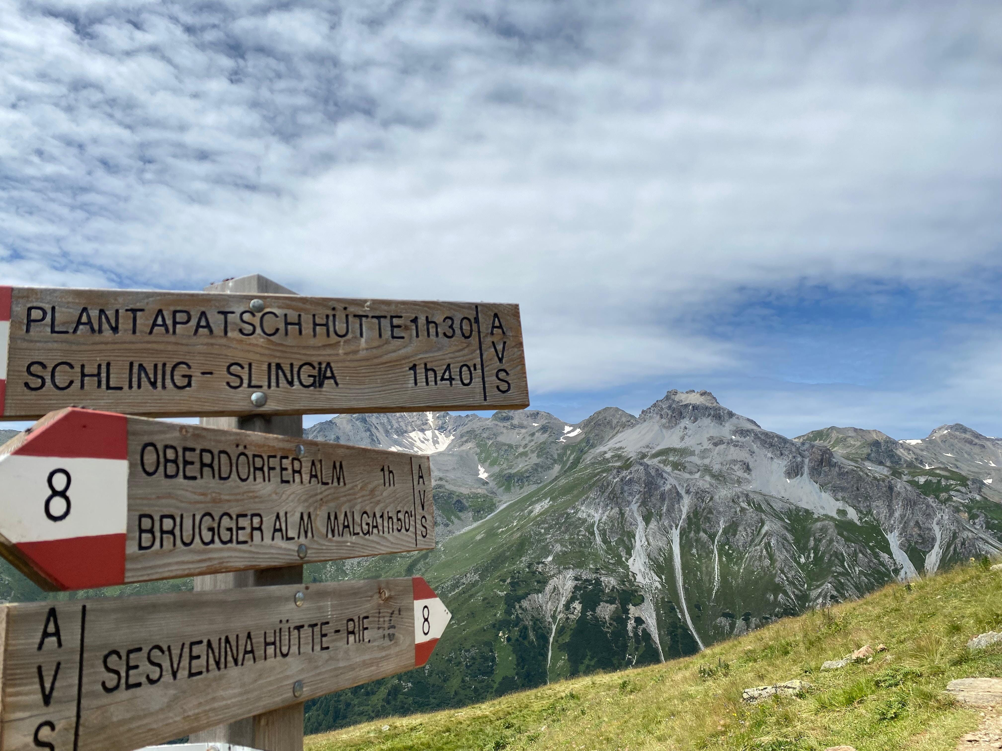 Engadin-Gardasee Tag 2: Lischanahütte - Schlinigpass - Taufers