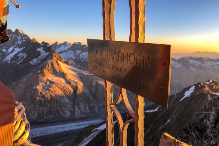 Hochtour Oberaarhorn 3631m