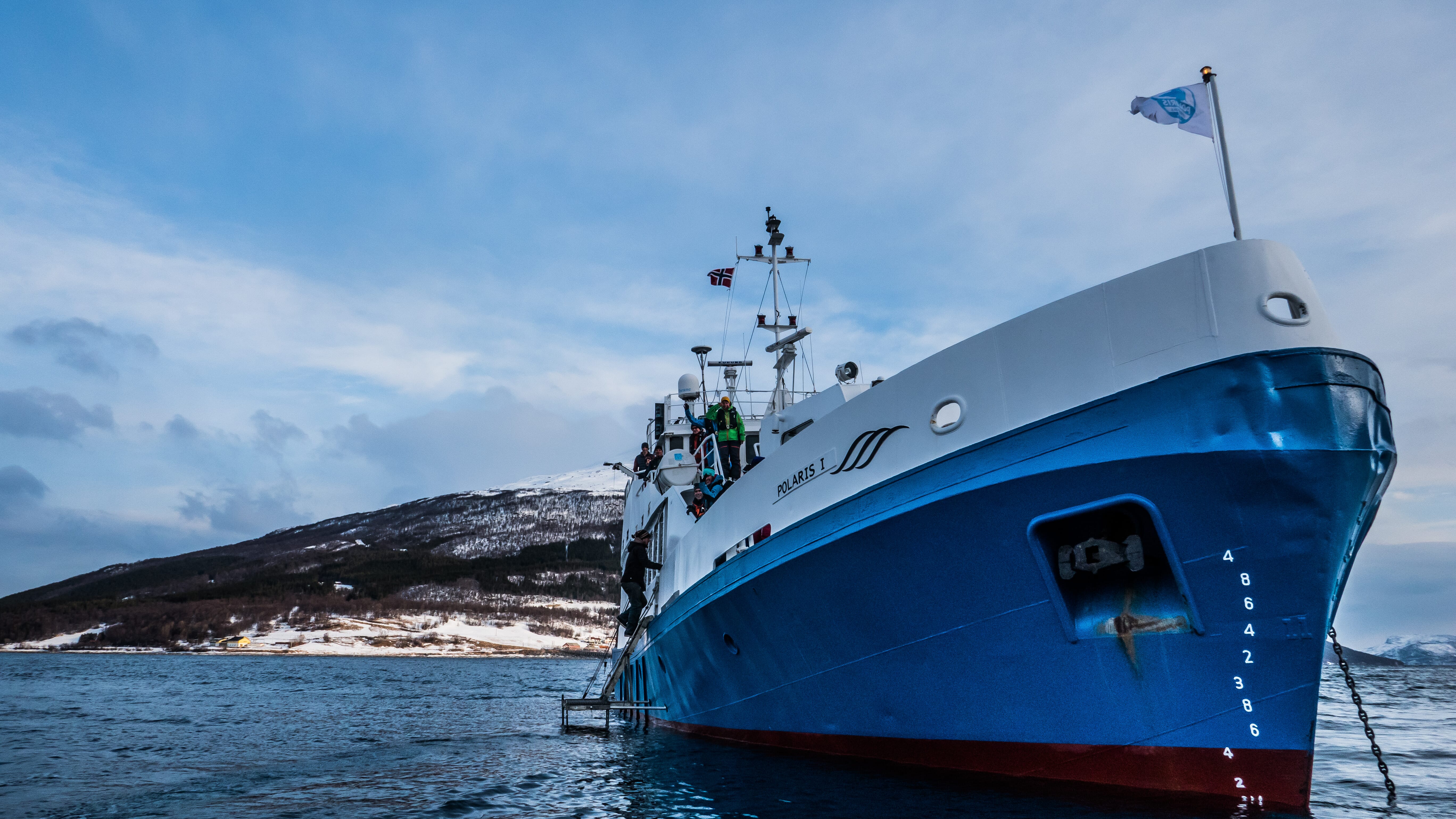 Unterweges mit Motorschiff Polaris