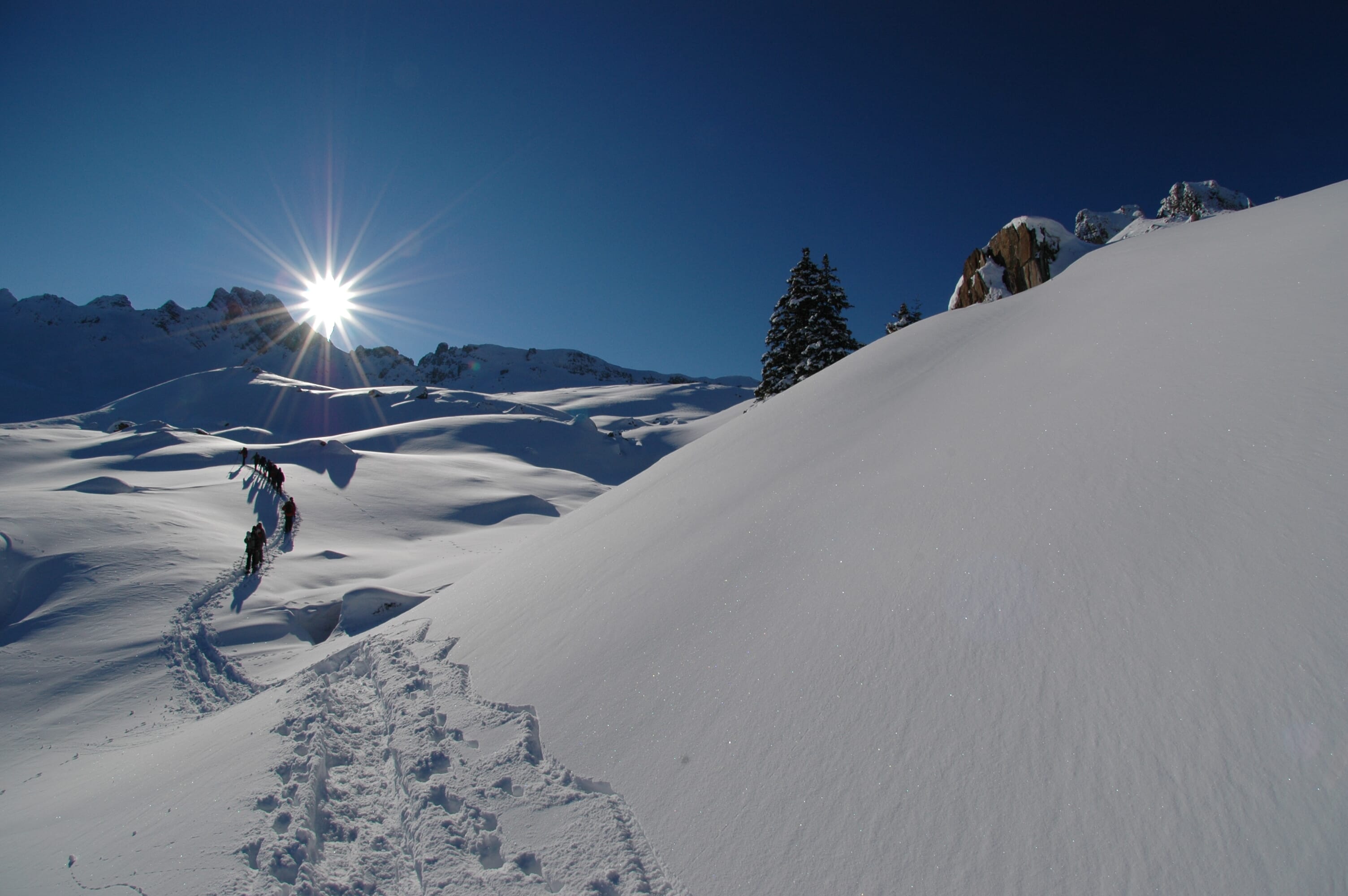 Mit Schneeschuhwanderungen fit durch den Winter