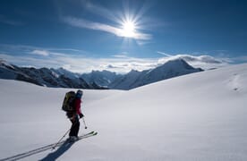 Skitour Jungfraujoch–Goms