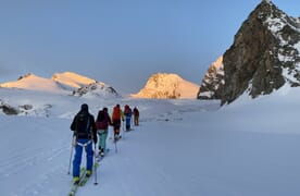 Skitour Allalinhorn–Strahlhorn