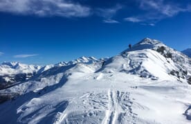 Ski- und Snowboardtour bei Unterbäch im Wallis