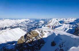 Skitouren am Gemmipass bei Leukerbad