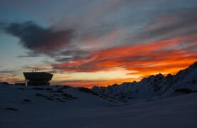 Tour Soleil auf Skiern