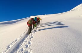 Schneeschuhtour zur einsamen Cufercalhütte