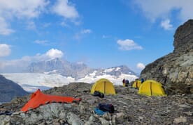 Hochtour Schärhorn 3296m mit Übernachtung im Basecamp