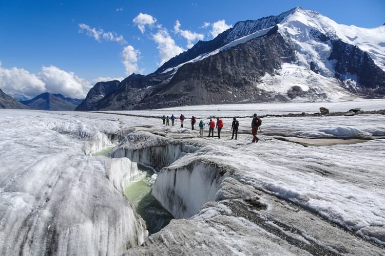 Gletschertrekking Grosser Aletschgletscher