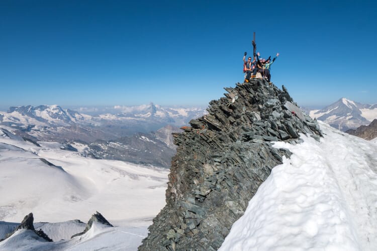 Hochtour Allalinhorn 4027m, Strahlhorn 4190m | Berg+Tal