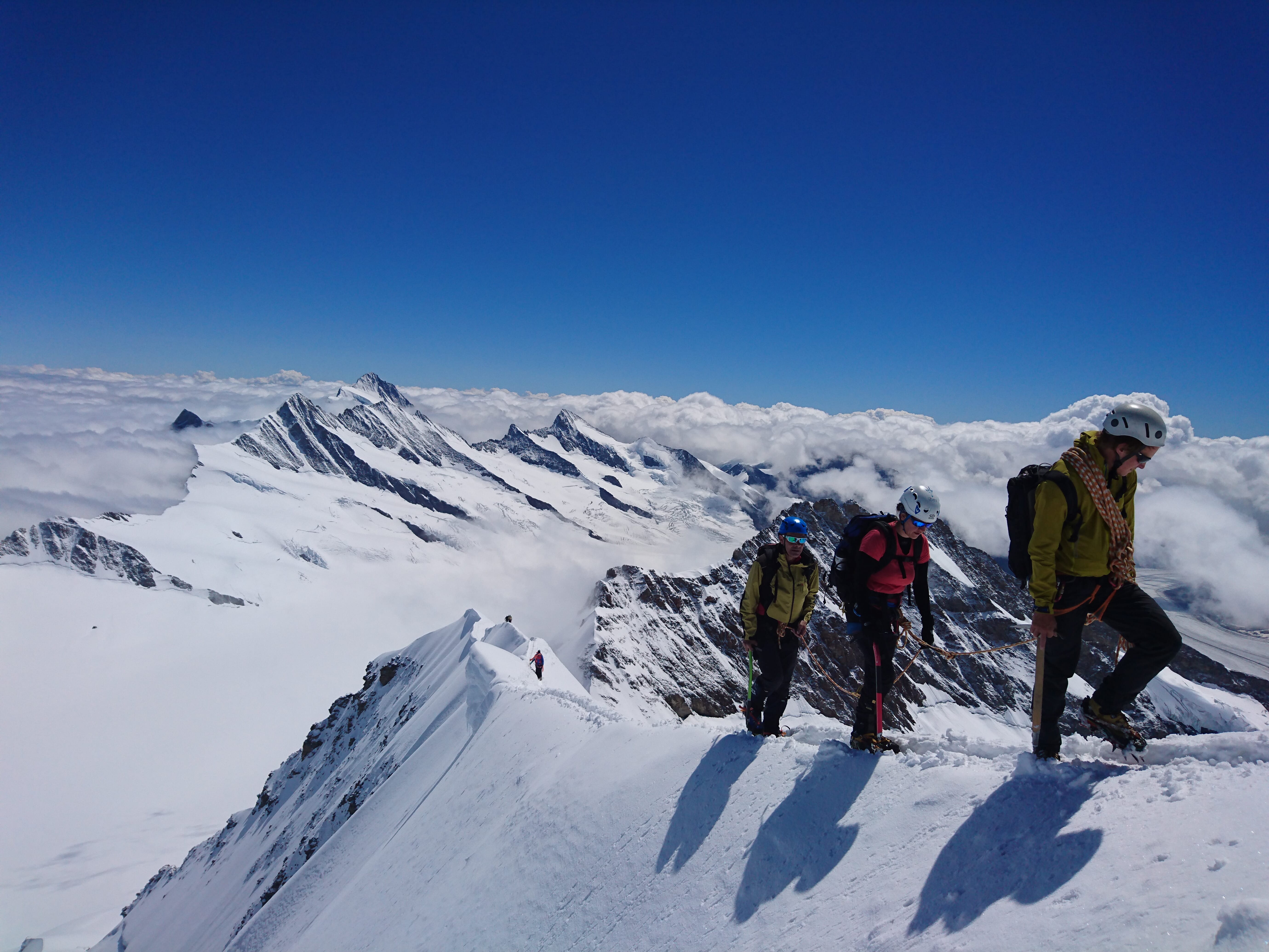Mönch 4110m: Vierthöchster Berg der Berner Alpen