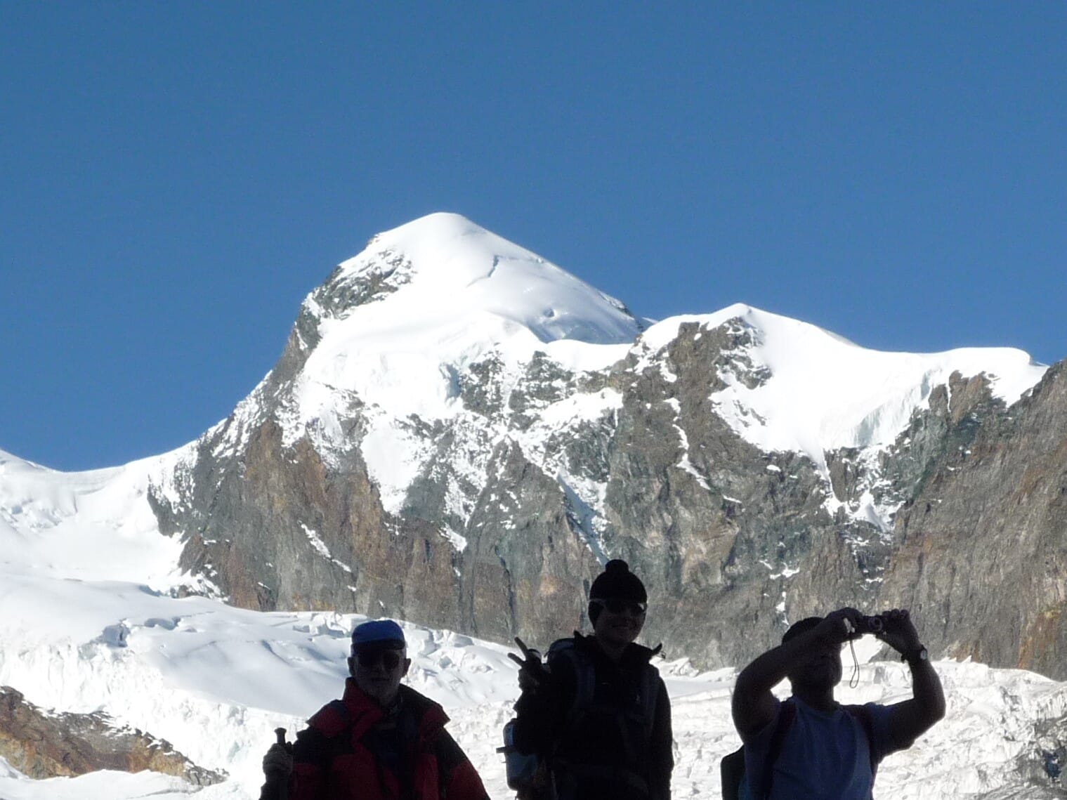 Pollux 4089m: Walliser Berg bei Zermatt zwischen Breithorn und Castor