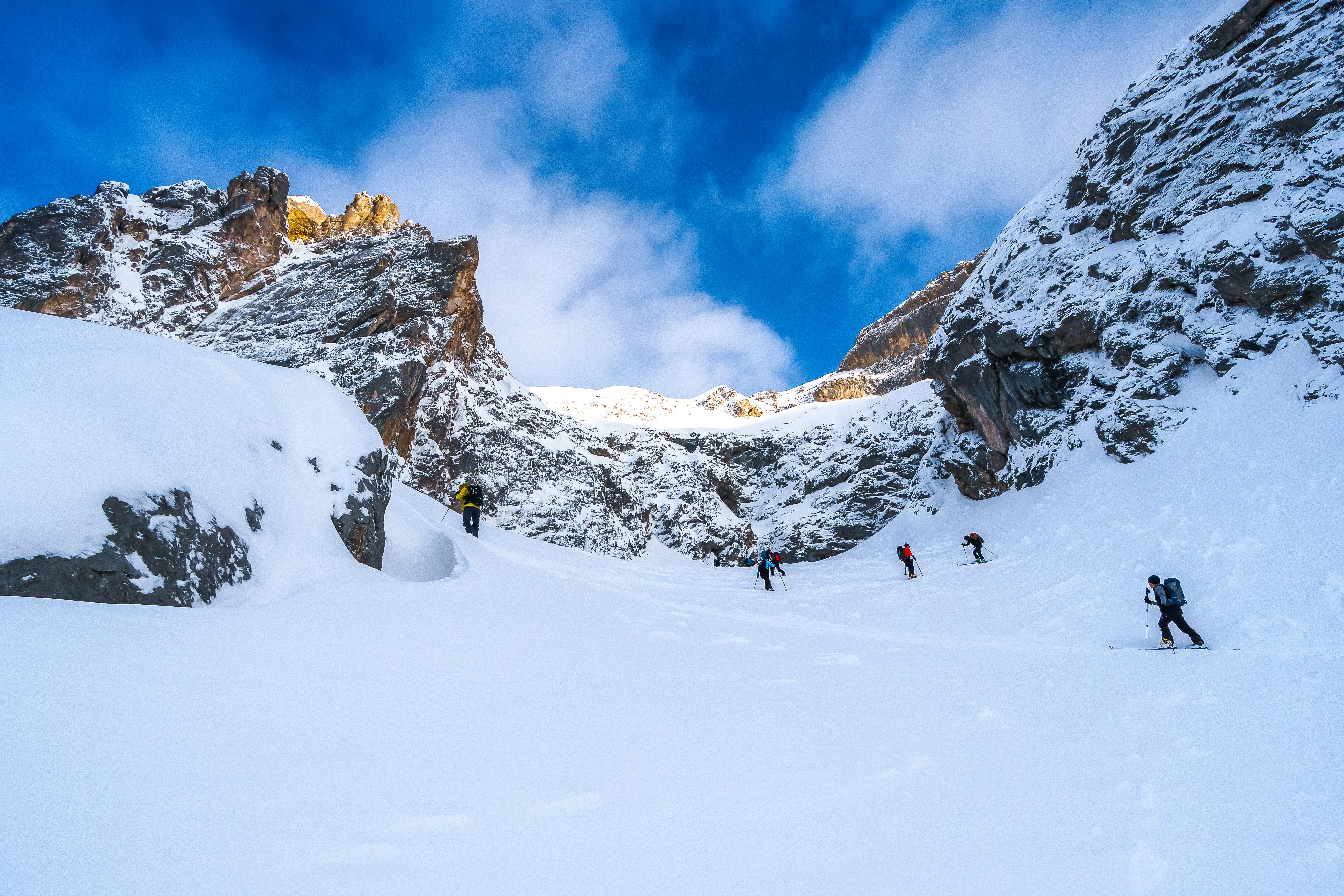 Sulzfluh 2817m: Skitour und Klettersteig bei St. Antönien im Prättigau