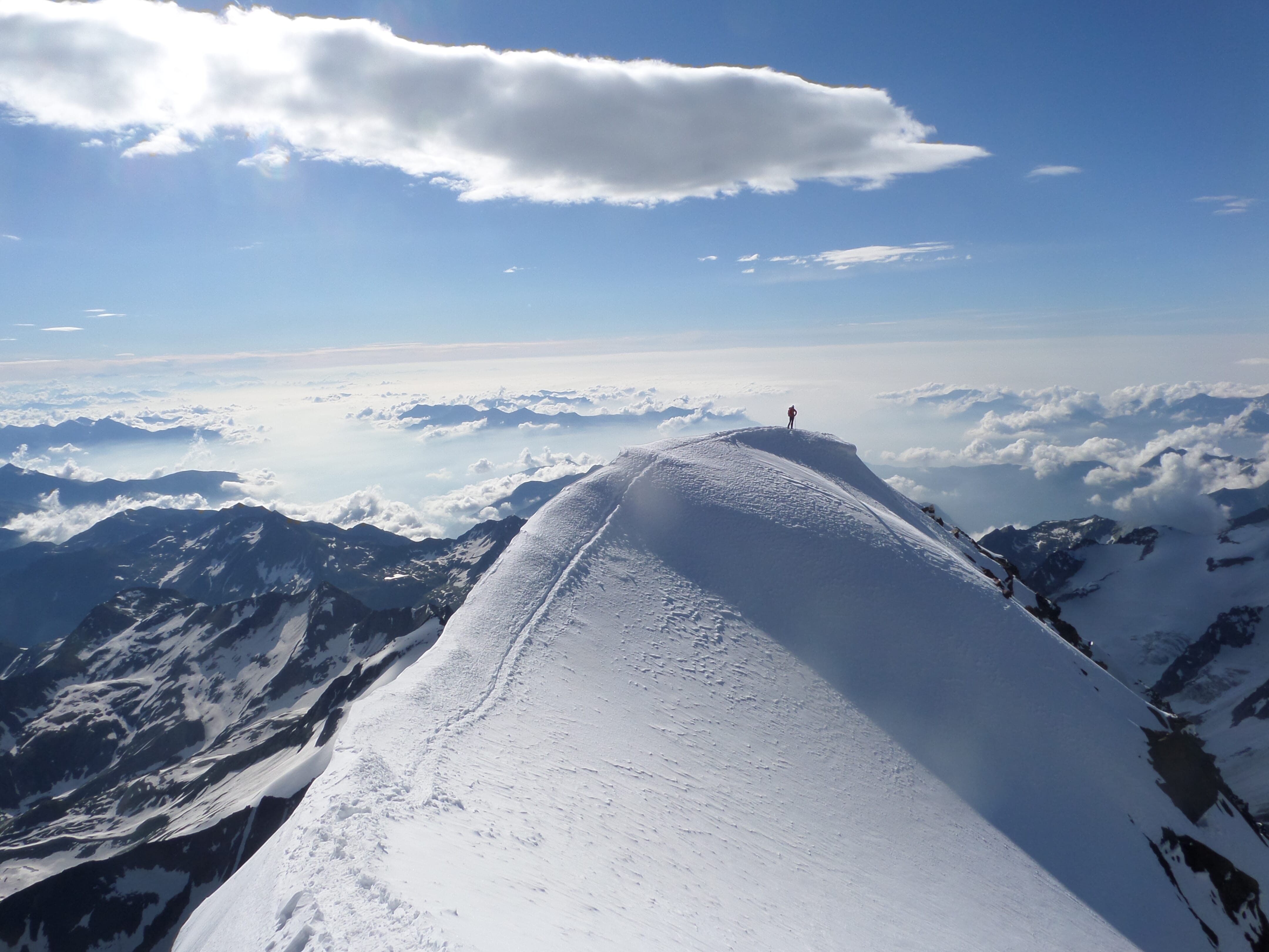 Weissmies 4017m: Walliser 4000er zwischen Almagellerhütte und Hohsaas
