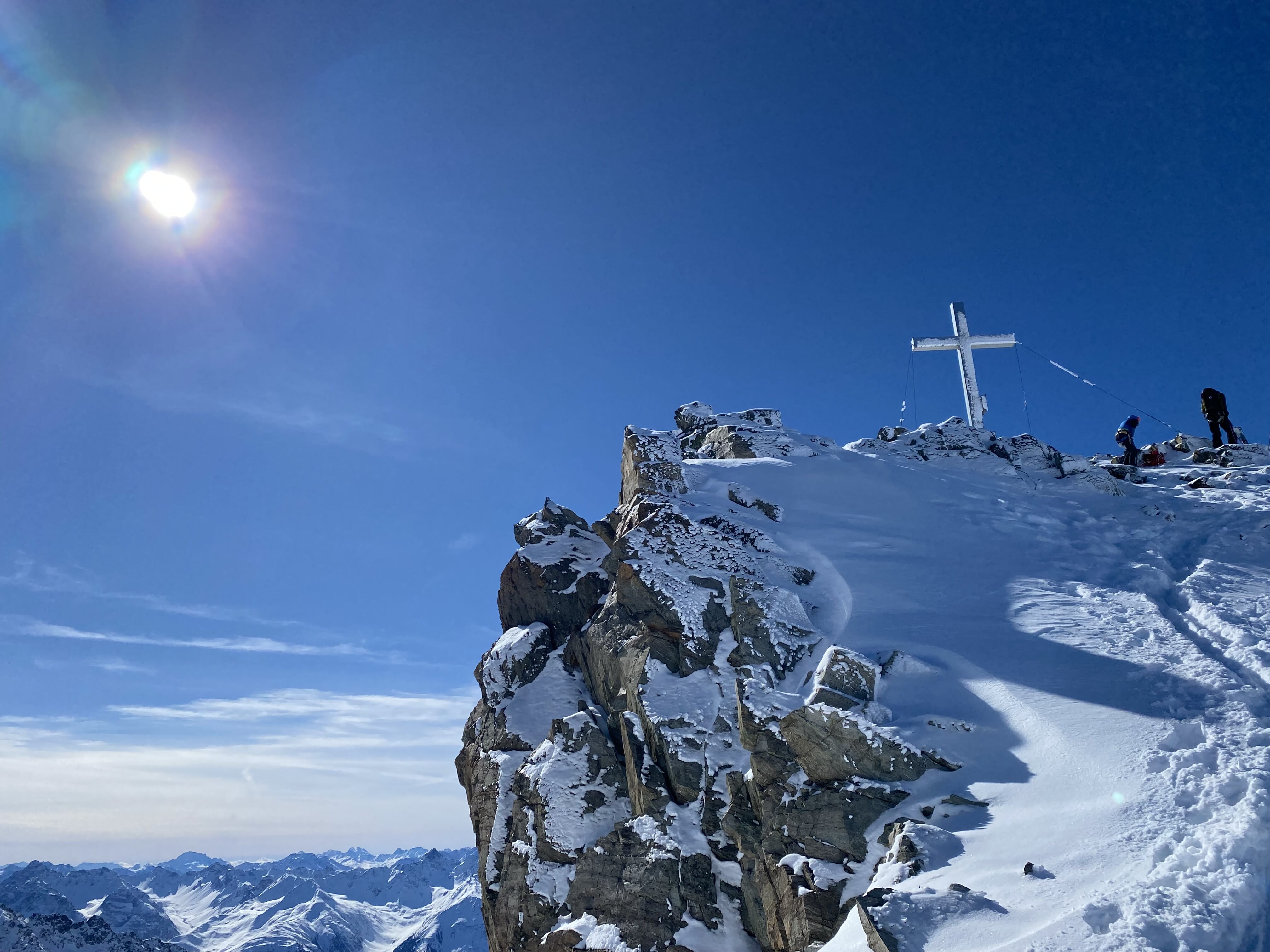 Skitour Hintere Jamspitze im Silvrettagebiet