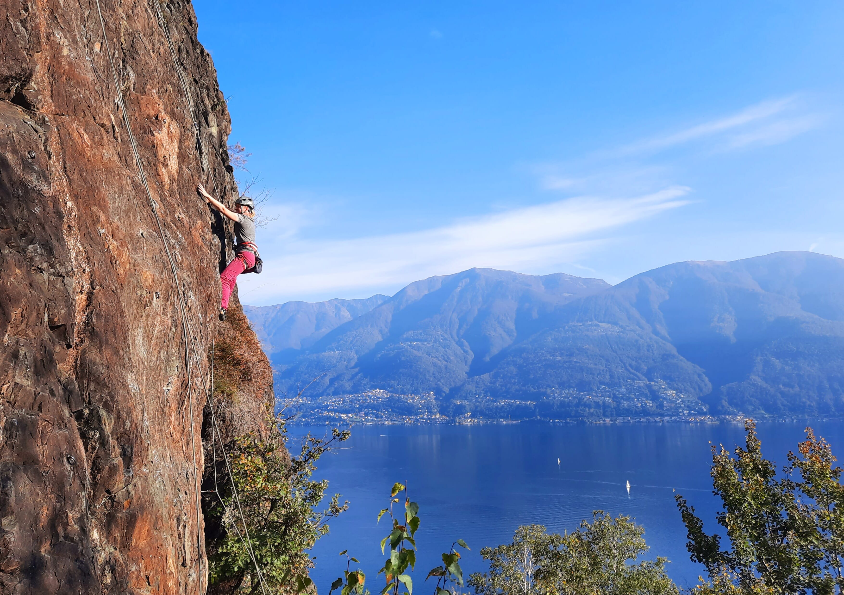 Ausbildung Klettern Tessin