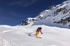 Tiefschneetechnik Lauchernalp 1 Tag 