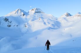 Ski- und Snowboardtouren rund um die Rotondohütte 