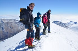 Familien-Bergsteigen (Fels/Firn/Eis) und Wellness in Saas Fee