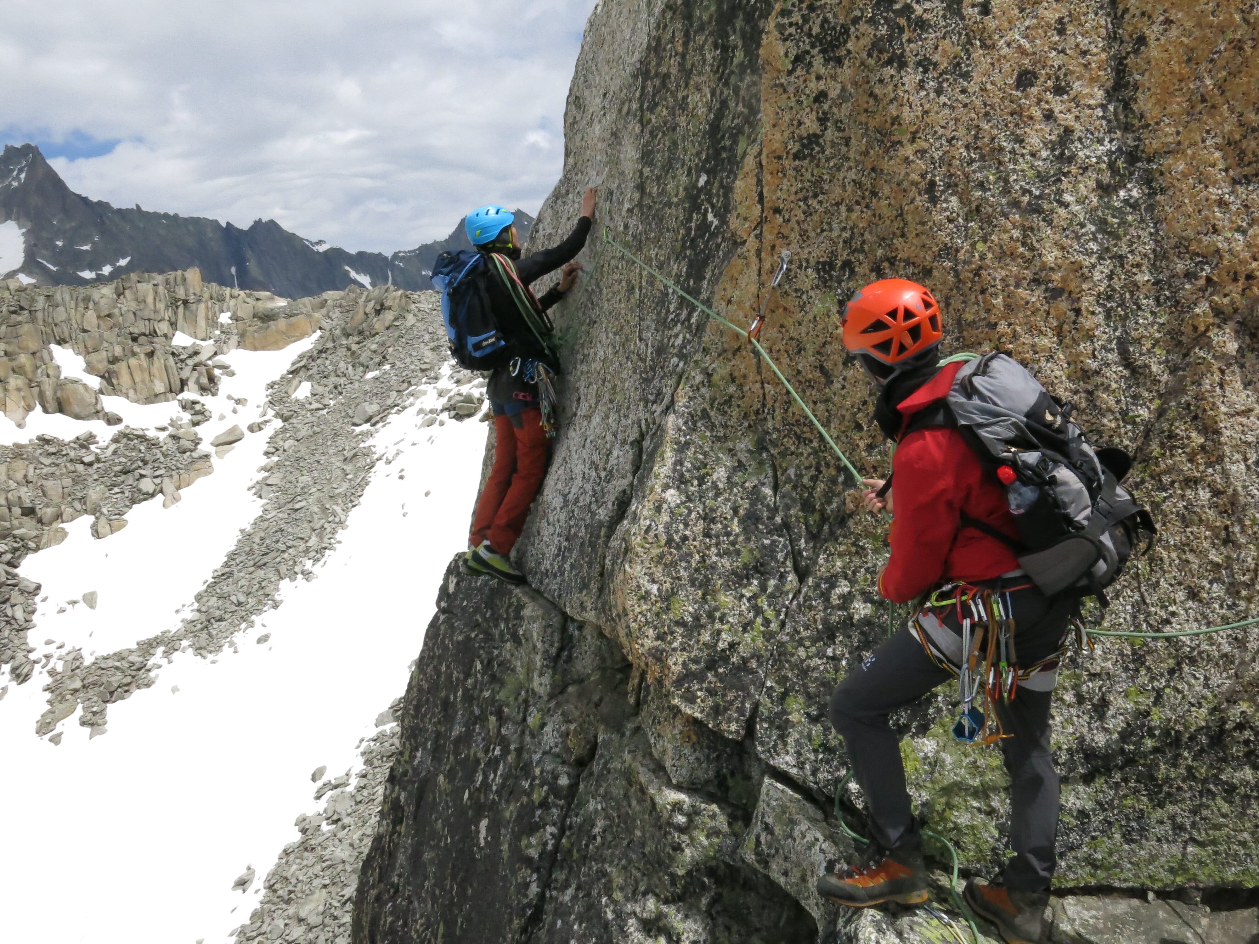Aufbaukurs alpines Gratklettern am Furkapass