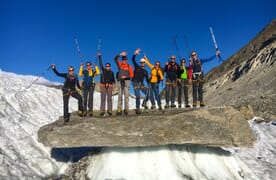 Gletschertrekking Monte-Rosa-Hütte