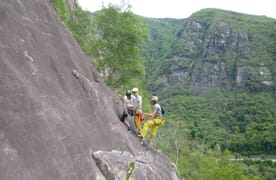 Kletterkurs Mehrseillängen Tessin