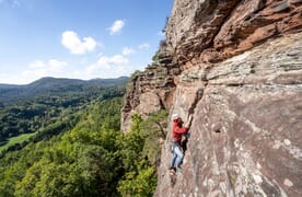 Kletterkurs Clean Climbing Pfalz