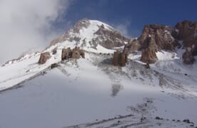 Ski-Expedition des Kazbek 5054m Georgien