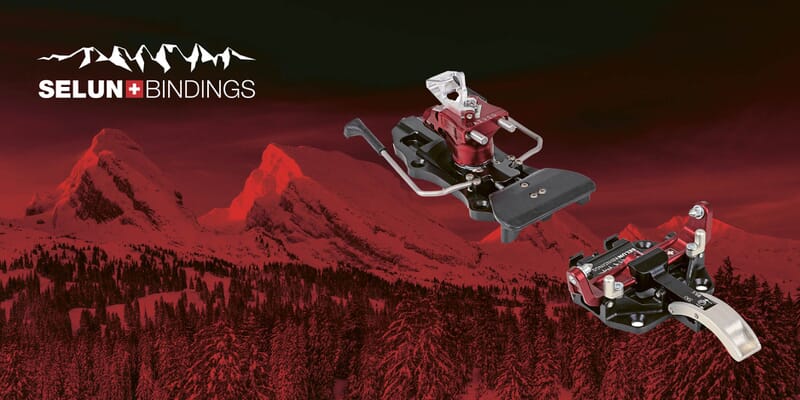 Selun Swiss Bindings | Bindung vor Bergpanorama