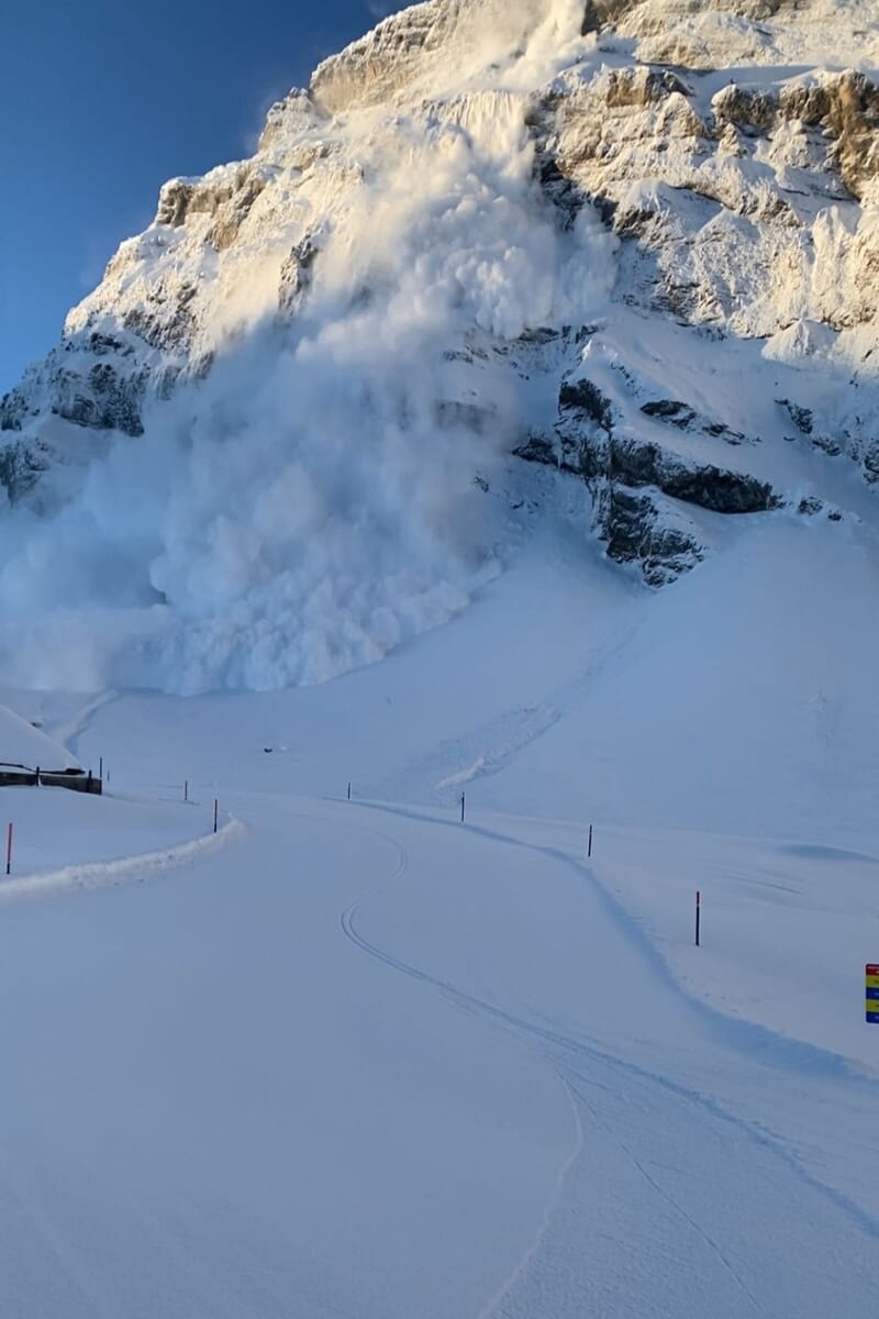 Sicherheit im Schneesportgebiet Engelberg-Titlis, Lawinensprengung