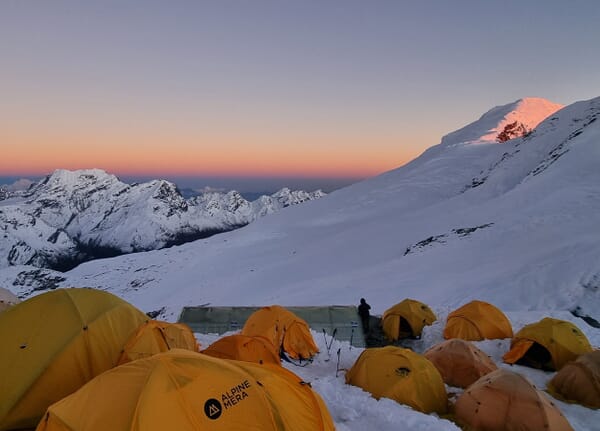 Höhencamp am Mera Peak | Morgenstimmung