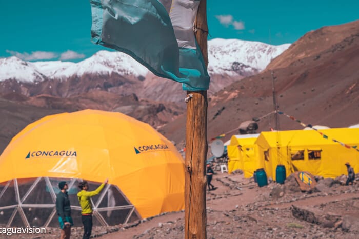 Base Camp Plaza Argentina 4198m