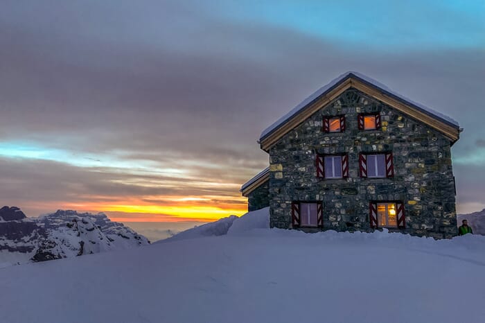Claridenhütte SAC 2453m