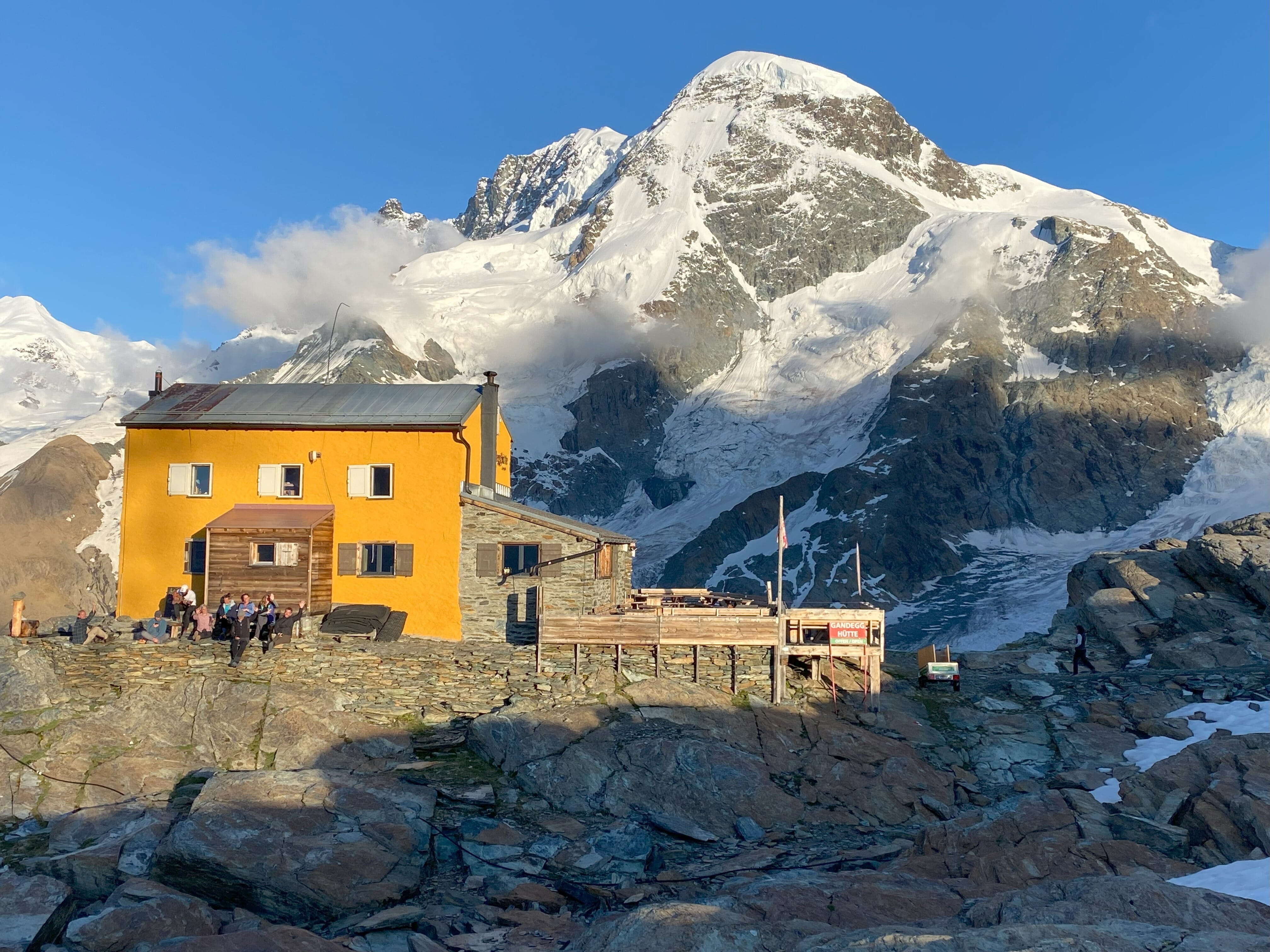 Gandegghütte, Rifugio Mezzalama, Rifugio Mantova, Rifugio Margherita