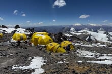 Höhencamp II Guanacos 5520m