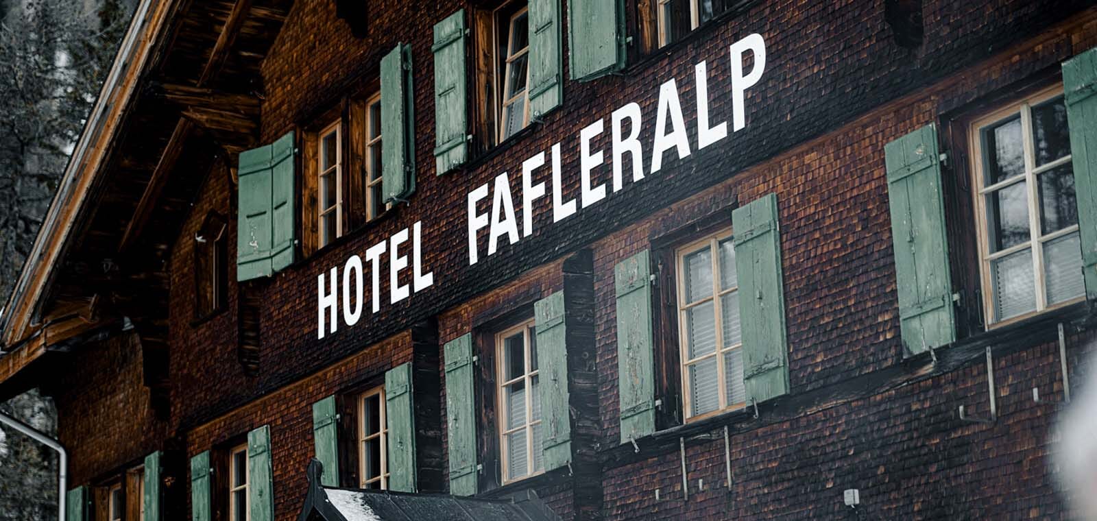 Hotel Fafleralp 1789m