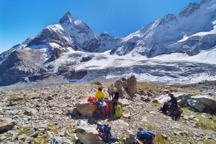 Rifugio Perucca-Vuillermoz 2909m