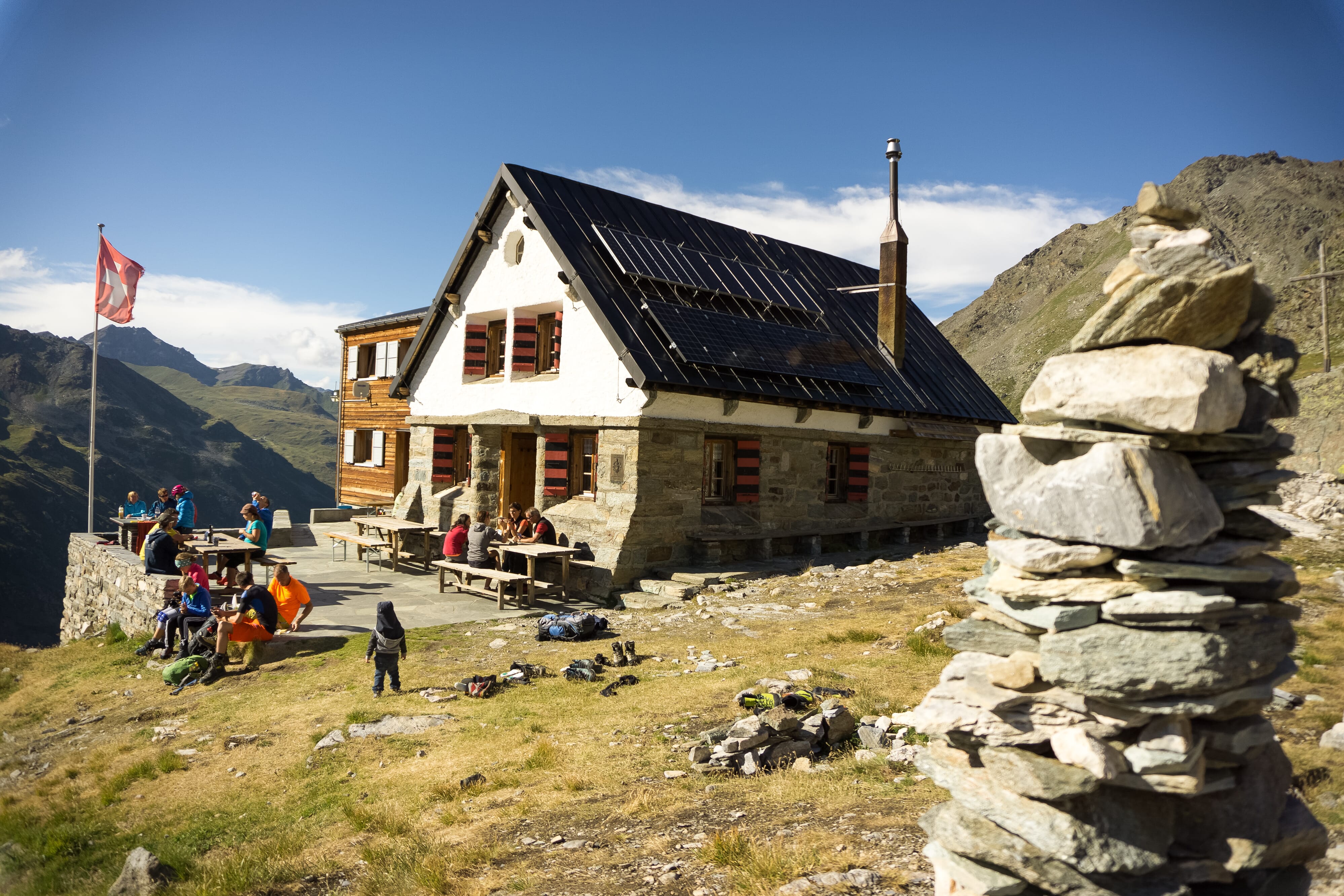 Turtmannhütte SAC 2519m